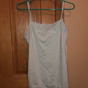 Mint green tank top